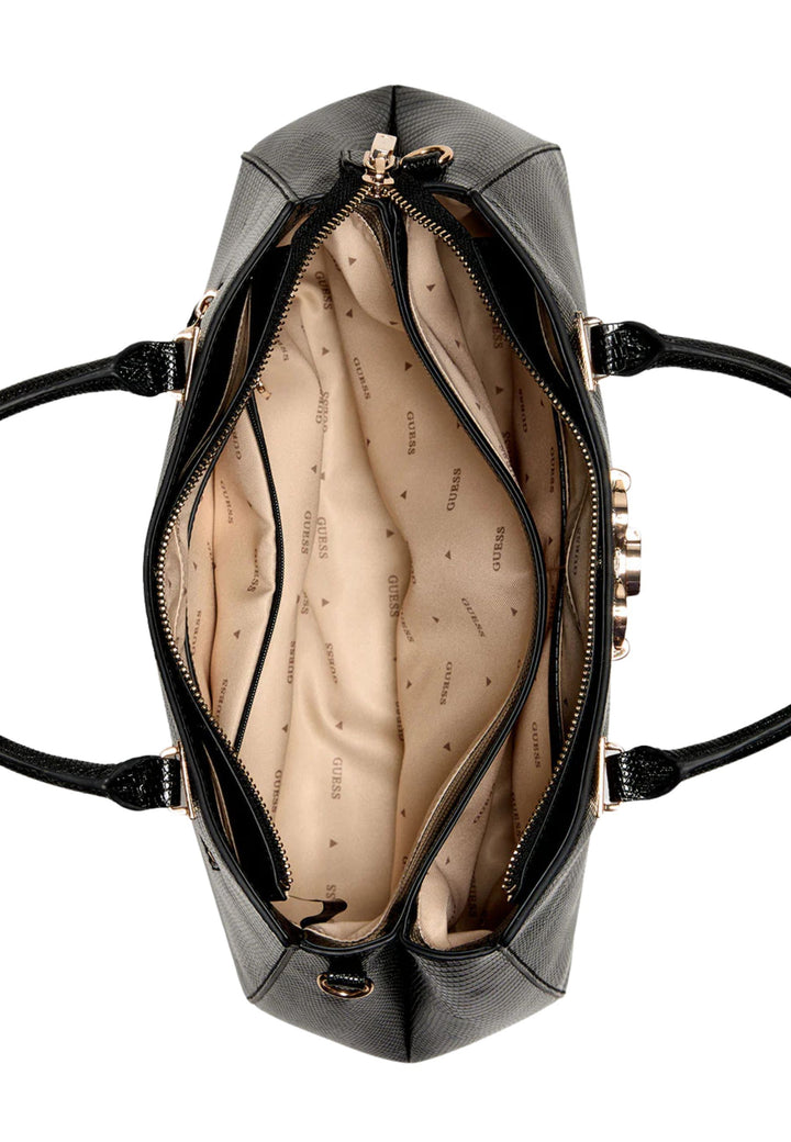 Guess Torba na ramię Anadela 3 Comp Satch Black
