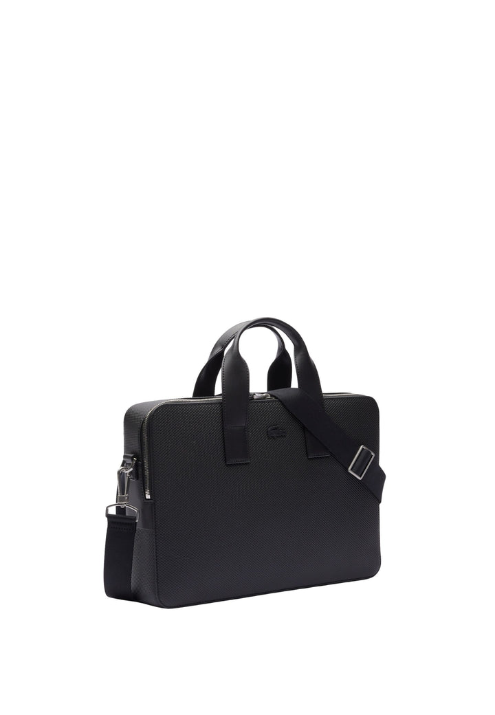 Lacoste Laptoptaske Chantaco i Læder NH2921CE Sort