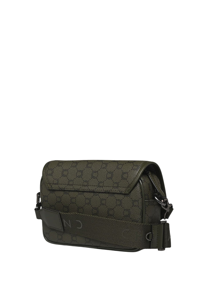 Chabrand Mini Satchel Bag Canvas with Leather Trim - Olive