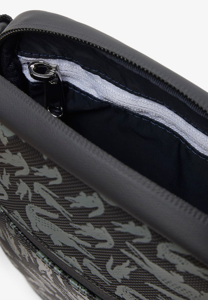 Lacoste Kleng Täsch Lcst Här NH5087TX Camo Croc Schwaarz