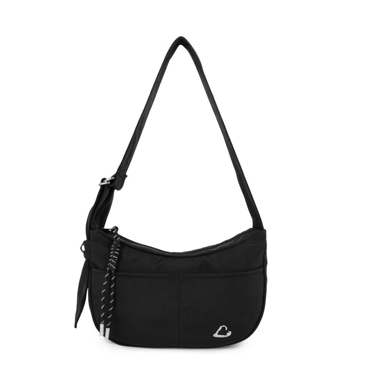 Lancaster Sac Besace Basic Love Noir