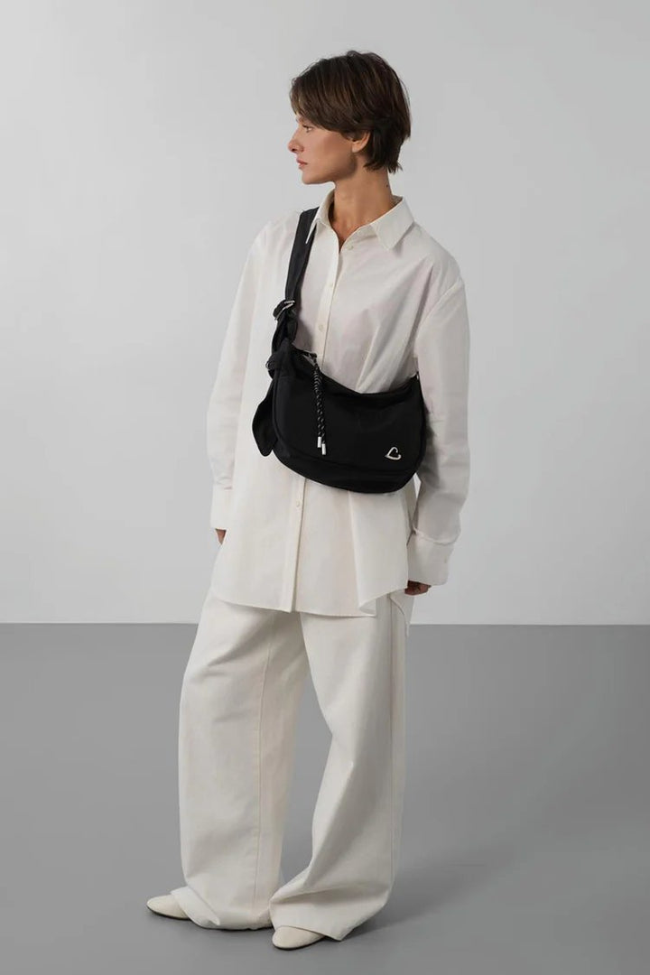 Lancaster Sac Besace Basic Love Noir