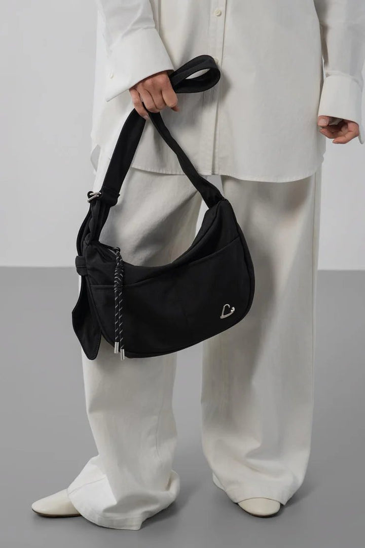 Lancaster Sac Besace Basic Love Noir