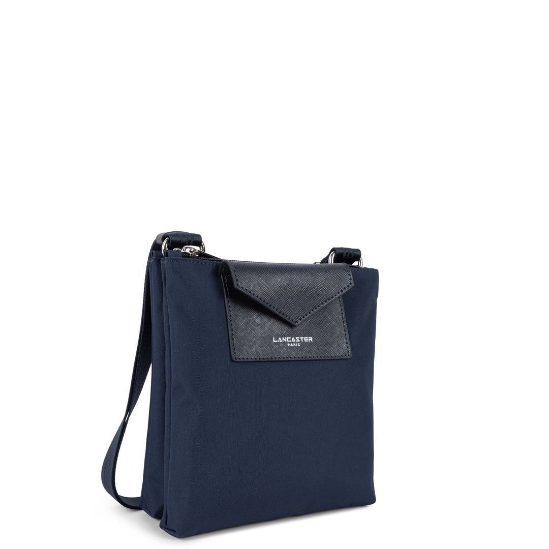 Lancaster Double Zippered Pouch Smart KBA Dark Blue