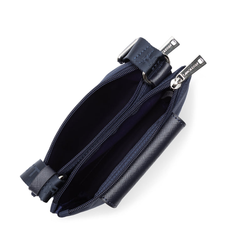 Lancaster Double Zippered Pouch Smart KBA Dark Blue