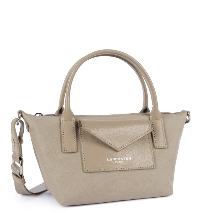 Mini borsa a mano Lancaster Smart Kba in pelle martellata