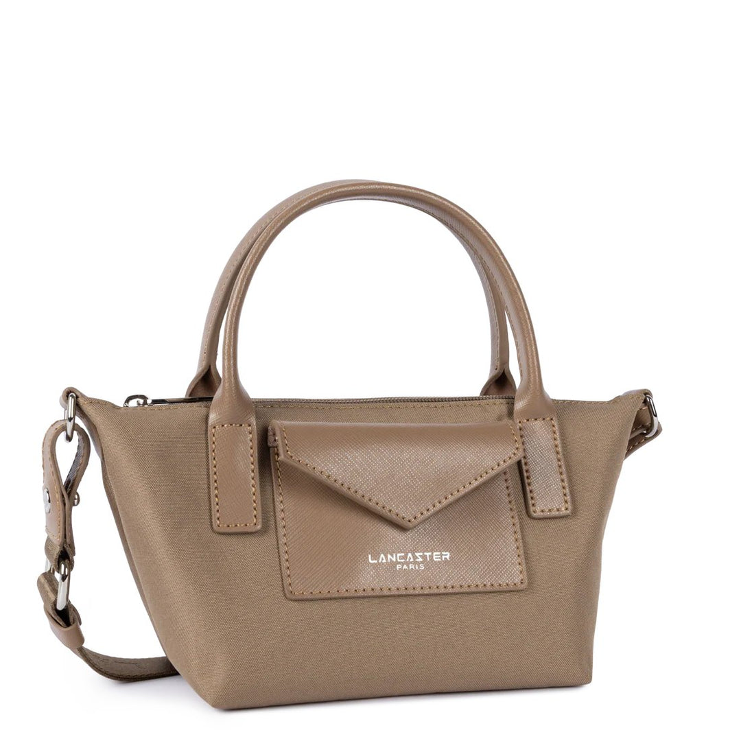 Lancaster Mini Sac À Main Smart Kba Cuir Praline