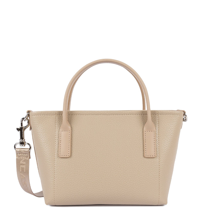 Lancaster Sac cabas main Zippé Maya Double KBA Beige Foncé