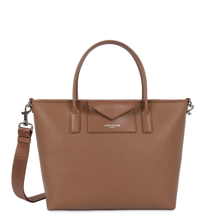 Lancaster Sac Cabas Main Maya Double Kba Cuir Moka