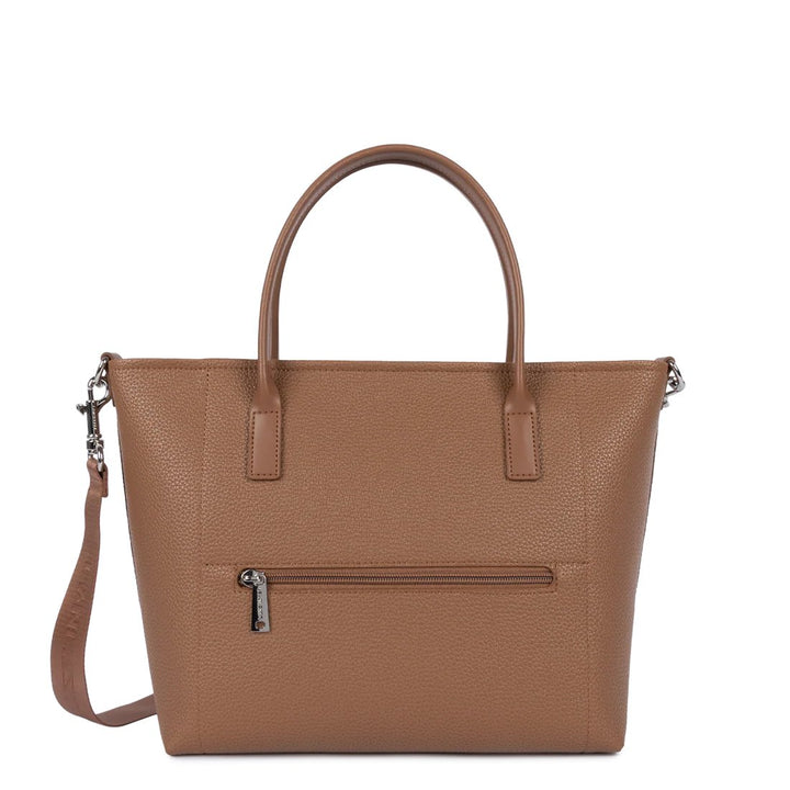 Lancaster Sac Cabas Main Maya Double Kba Cuir Moka