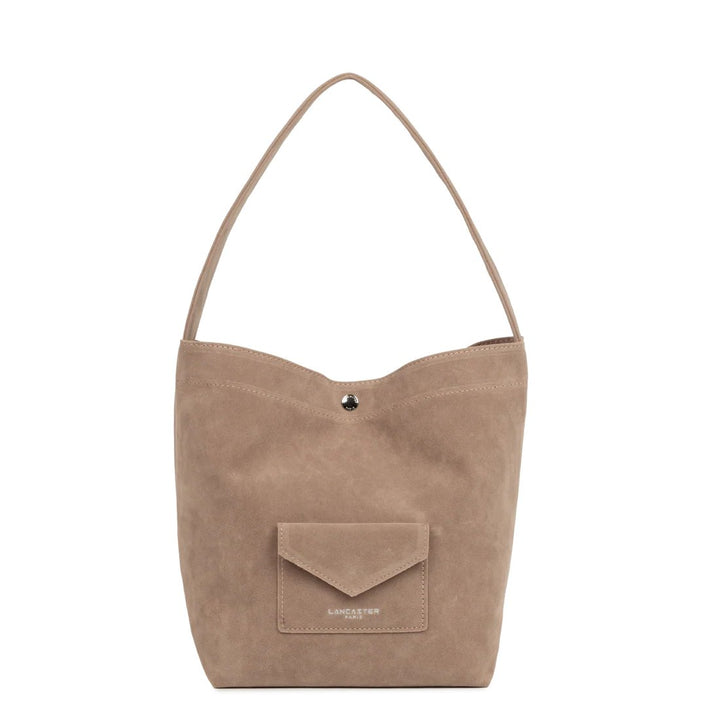 Lancaster Sac seau Mini Suédine KBA Beige Foncé