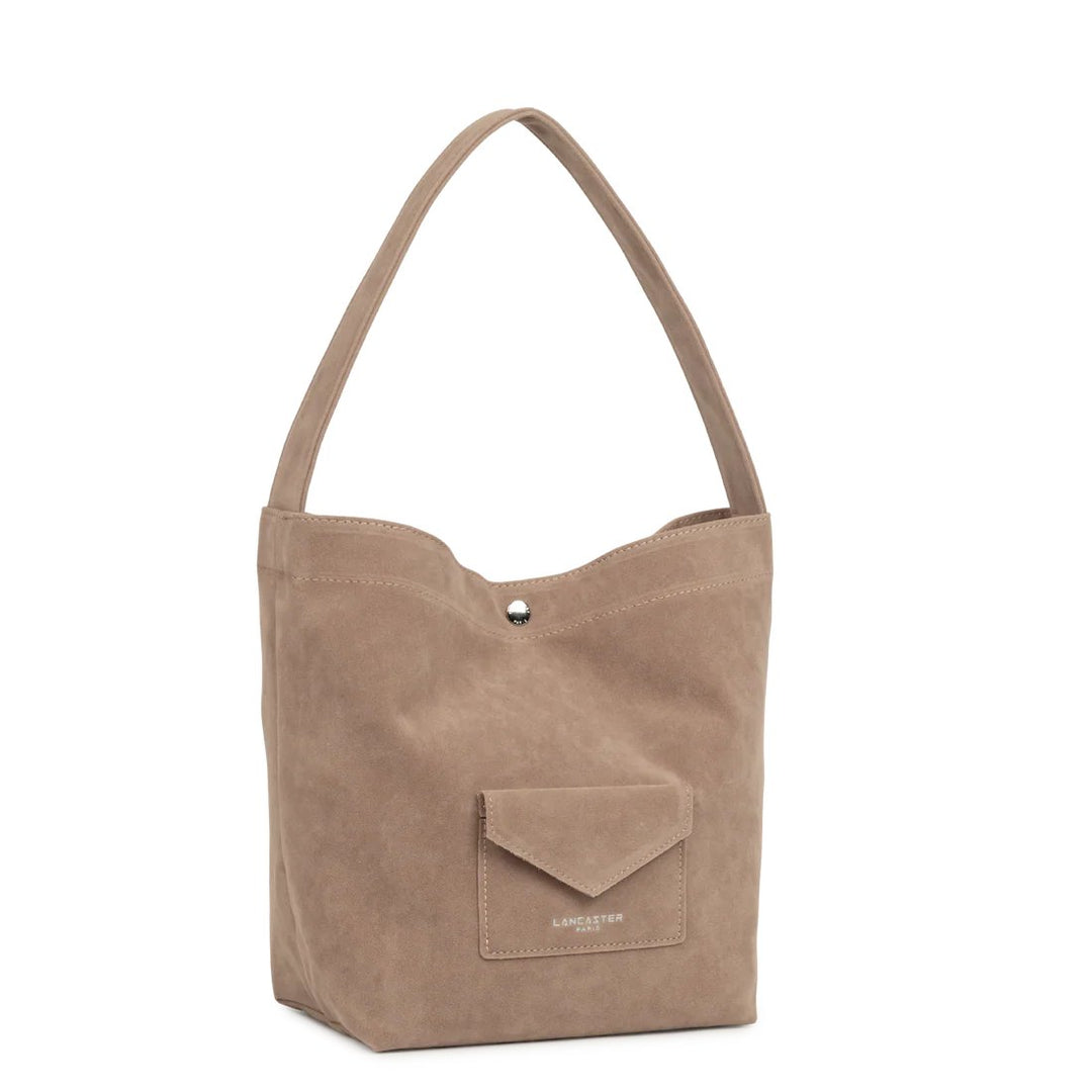 Lancaster Sac seau Mini Suédine KBA Beige Foncé