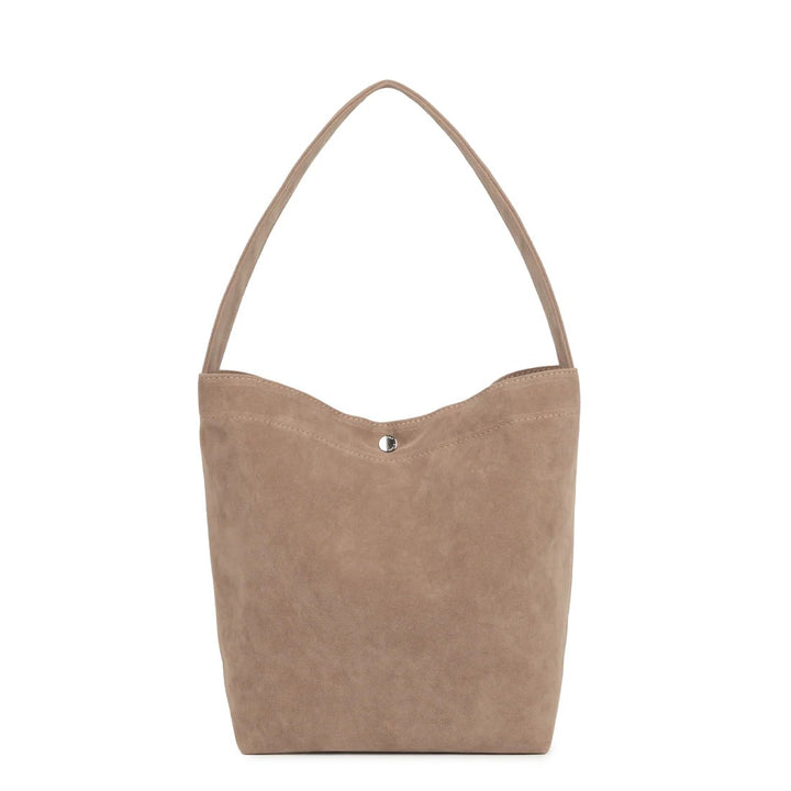 Lancaster Sac seau Mini Suédine KBA Beige Foncé