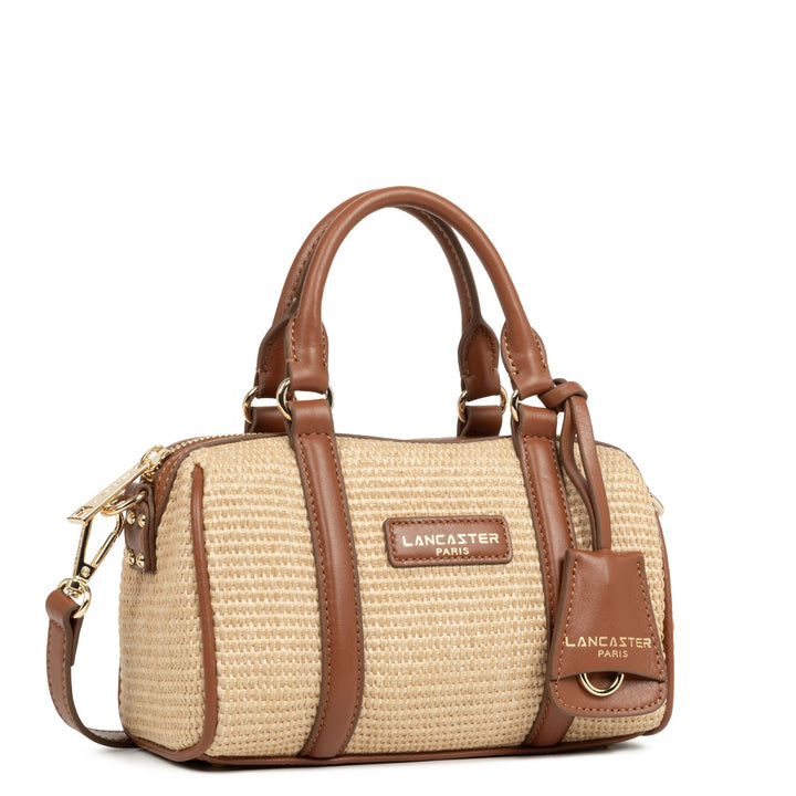 Lancaster Mala de viagem Zippé Mini Osier 518-072 Cognac