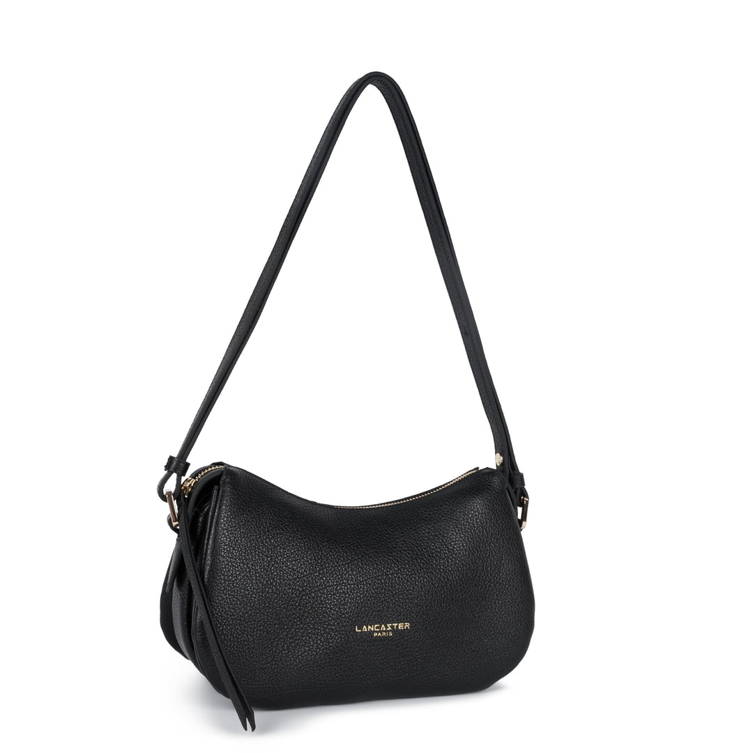 Lancaster Zippered Crossbody Bag S Dune Black