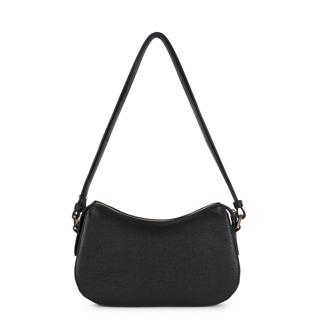 Lancaster Zippered Crossbody Bag S Dune Black