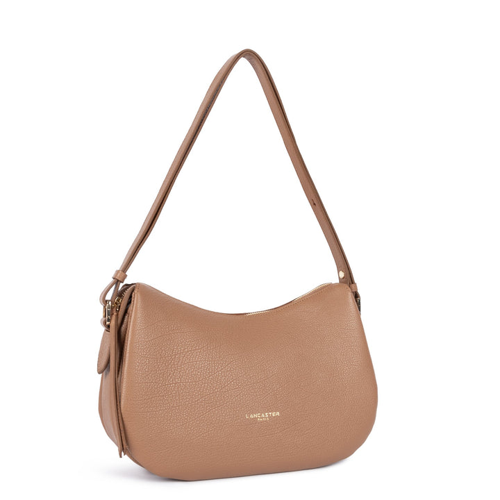 Lancaster Bandolera con cremallera M Dune Camel