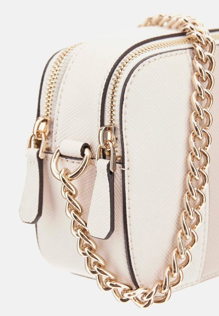 Guess Bramina Small Satche rankinė per petį Off White/Taupe