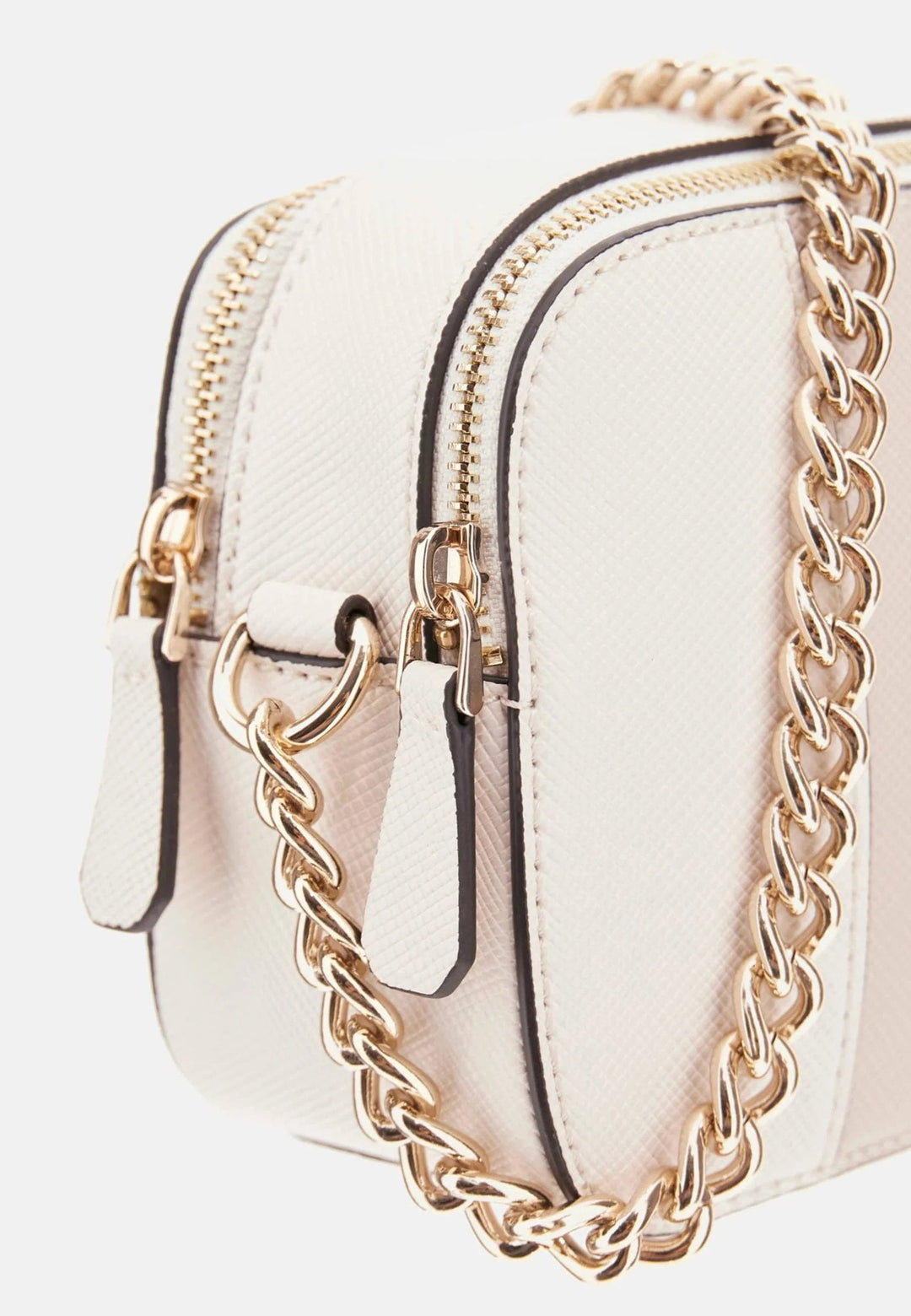 Guess Bramina Small Satche rankinė per petį Off White/Taupe