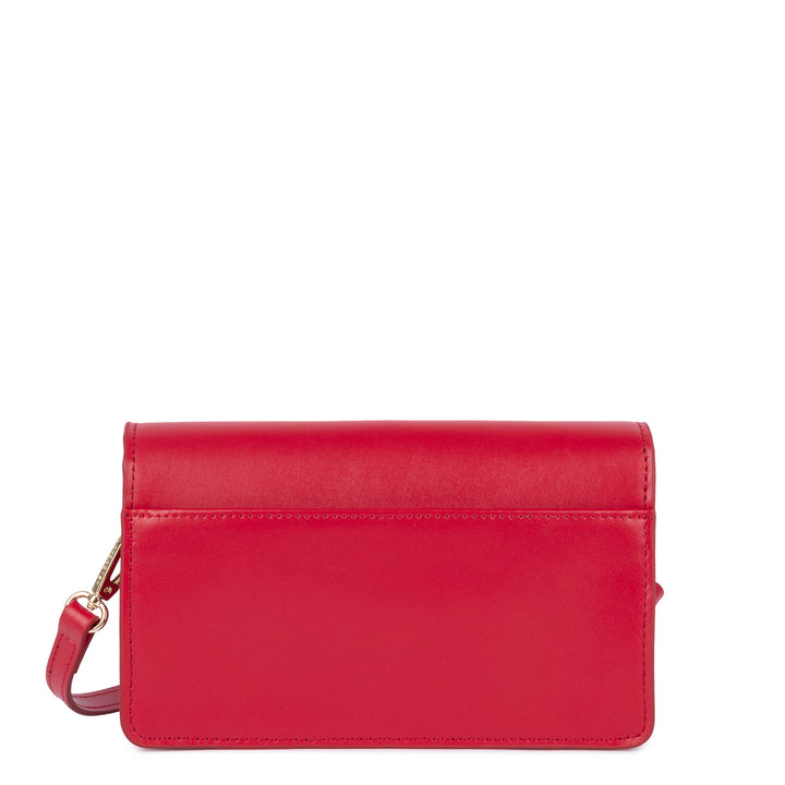 Lancaster Bolsa de Mão com Fecho Magnético Paris Philos 531-080 Vermelho