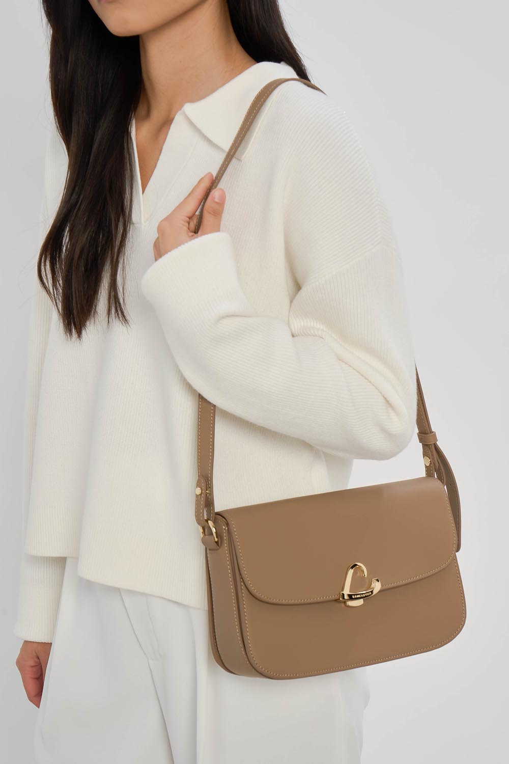 Lancaster Bolsa trotteur A aba com ímã Paris Philos 531-082 Praline