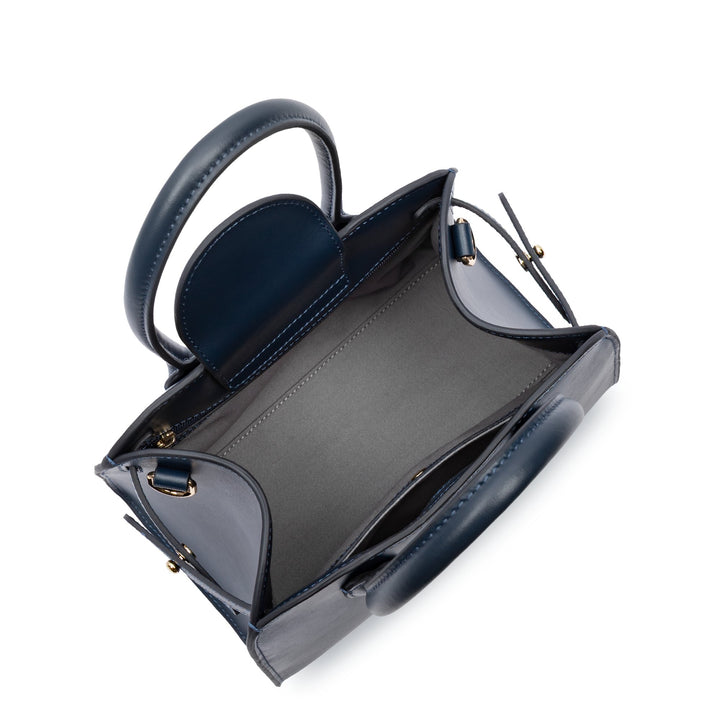 Lancaster Sac à main S Donna Hopper Bleu Foncé