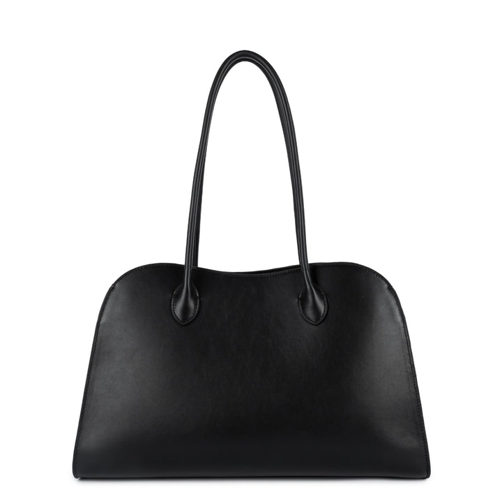 Lancaster Shopper Schultertasche Mit Reißverschluss L Donna Hopper Schwarz