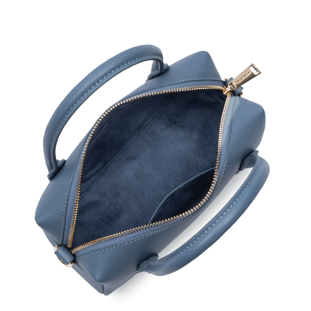 Lancaster Bolso trotteur Zippé Donna Cube 531-127 Azul Jeans