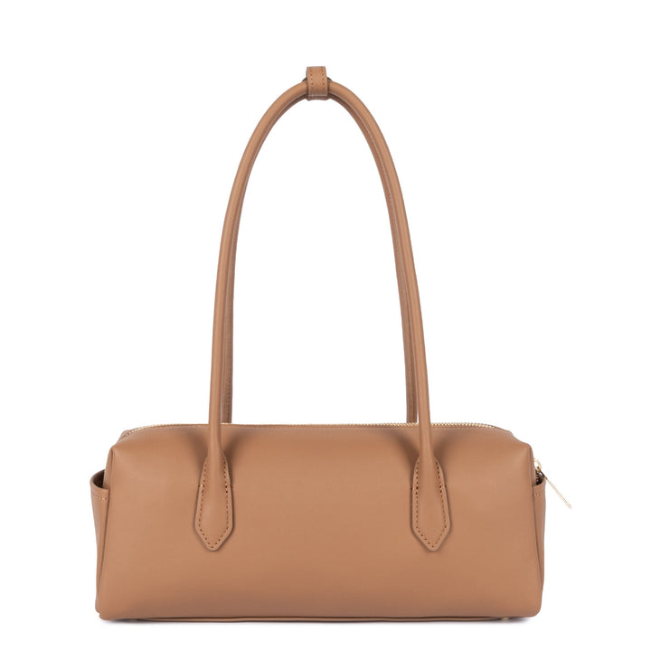 Lancaster Sac trotteur Zippé Donna Cube Moka