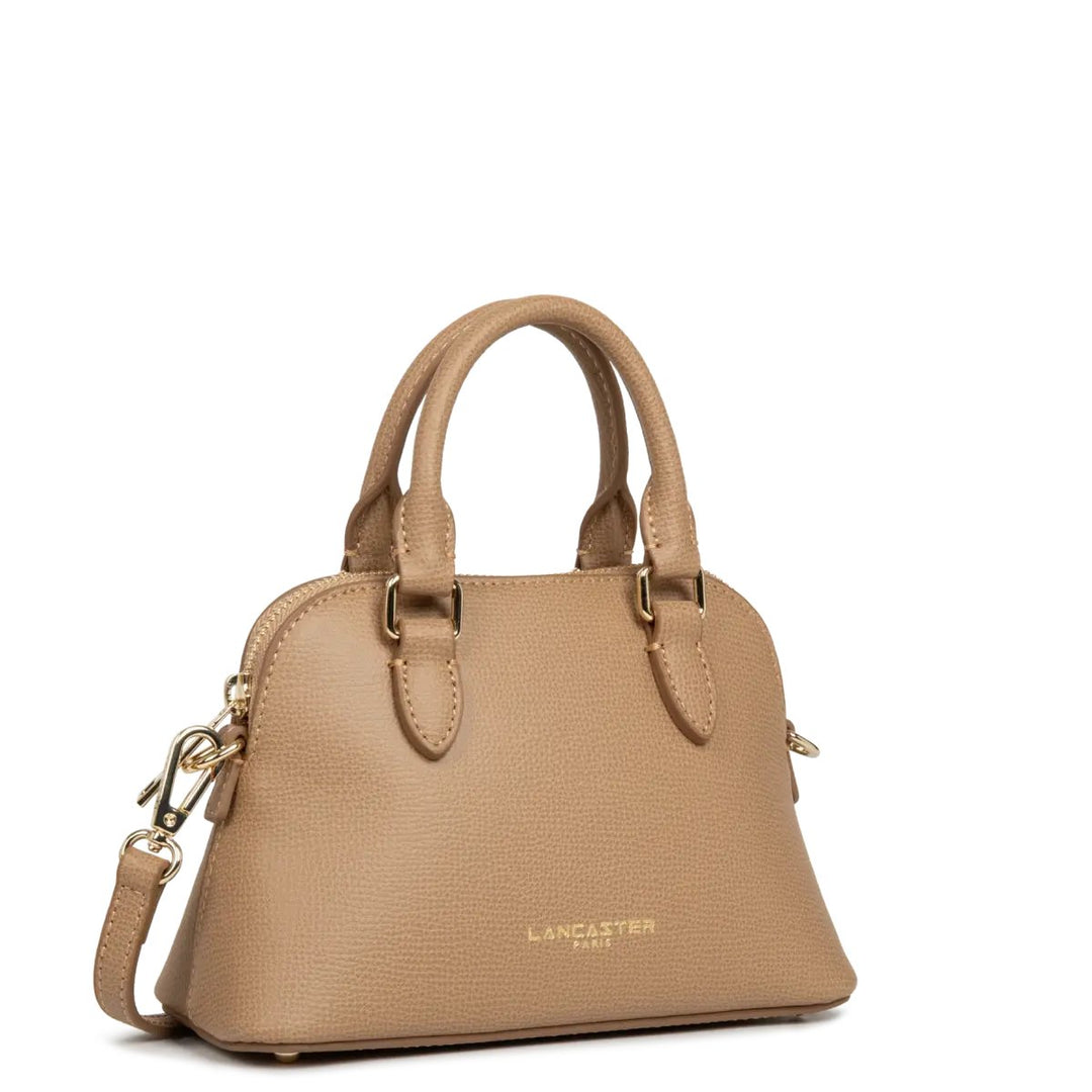 Lancaster Sierra Jia Small Zip Half-Moon Bag Sable