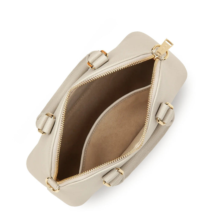 Halbmound Tasche Zippé M Sierra Jia Lancaster 538-002 Ivoire