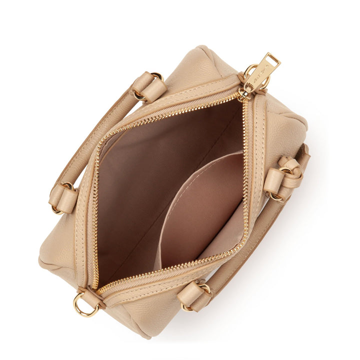 Lancaster Sac polochon Zippé S Milano Ana Beige Foncé