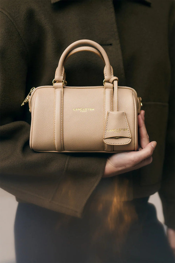 Lancaster Sac polochon Zippé S Milano Ana Beige Foncé