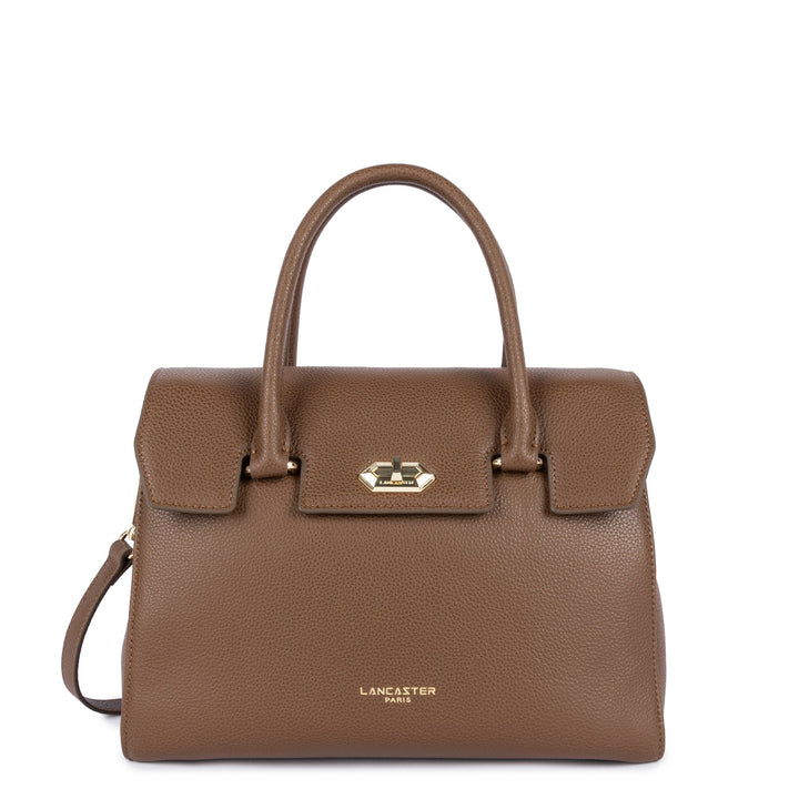 Lancaster Bolsa de mão com aba e fecho M Milano Cosmos 547-56 Castanho