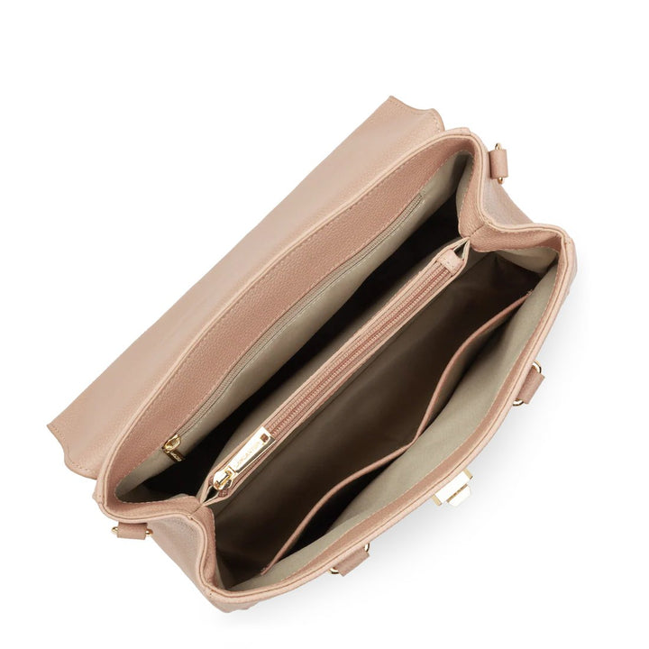 Lancaster Sac à main A rabat avec fermoir M Milano Cosmos Nude