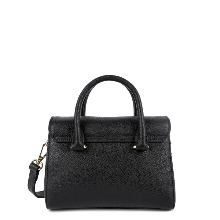 Lancaster Sac à main A rabat avec fermoir Mini Milano Cosmos Noir
