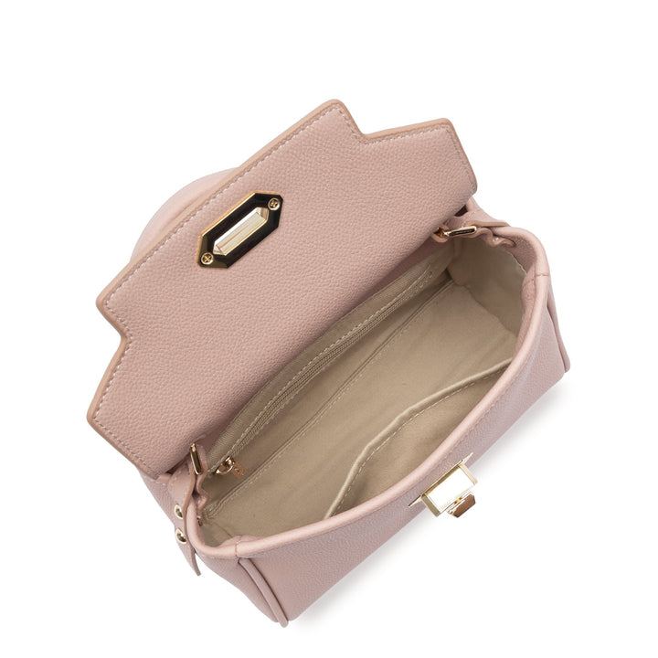 Lancaster Borsa a mano con patta e chiusura S Mademoiselle Grace Nude