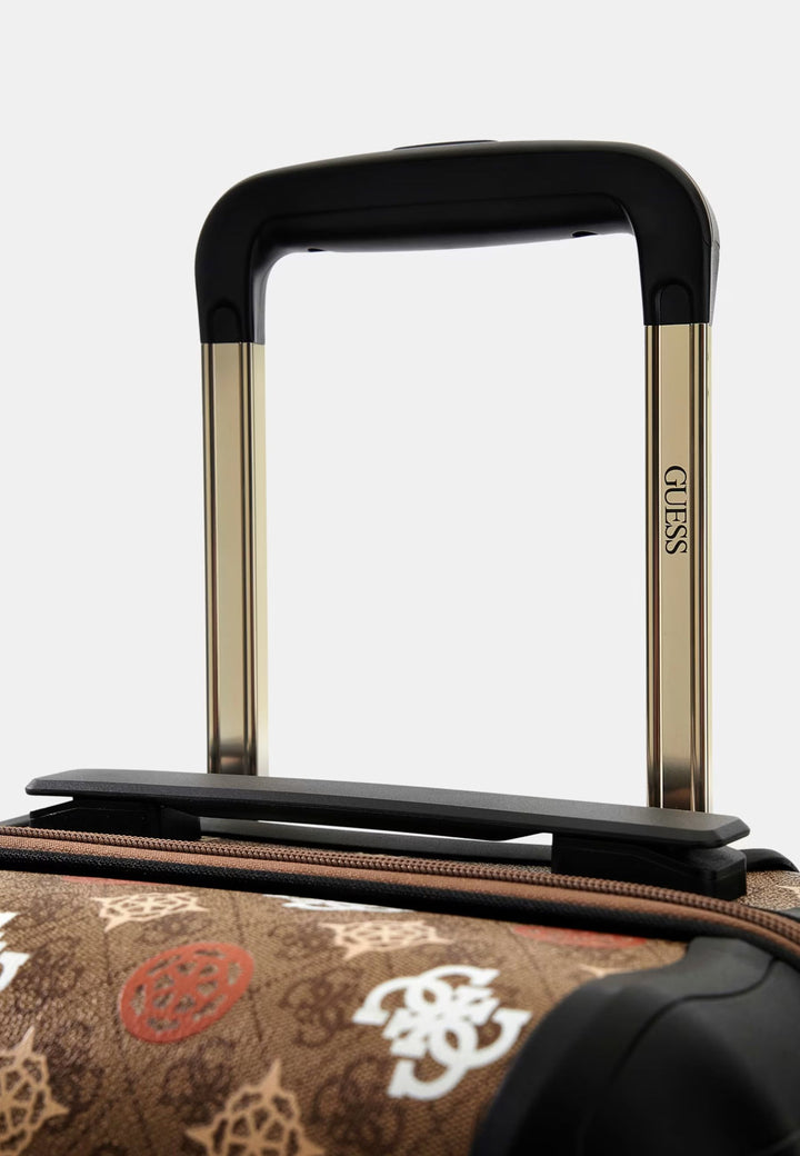 Guess Valise à roulettes Eliette logo 4G pivoine