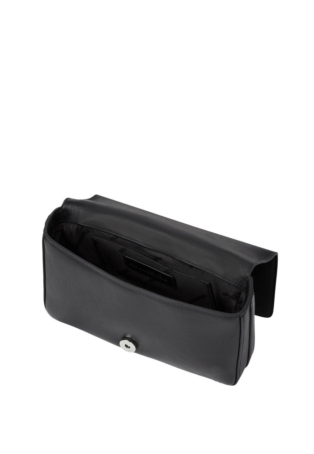 Karl Lagerfeld Borsa a tracolla piccola K/Signature Nero/Nickel