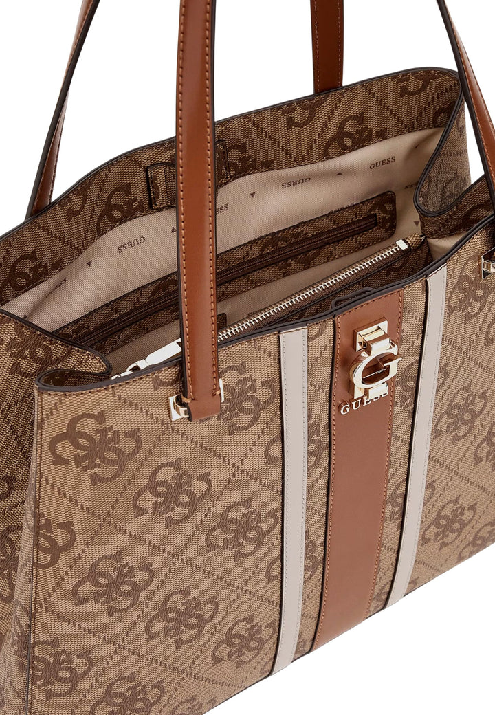 Guess Borsa Shopper Latte Logo