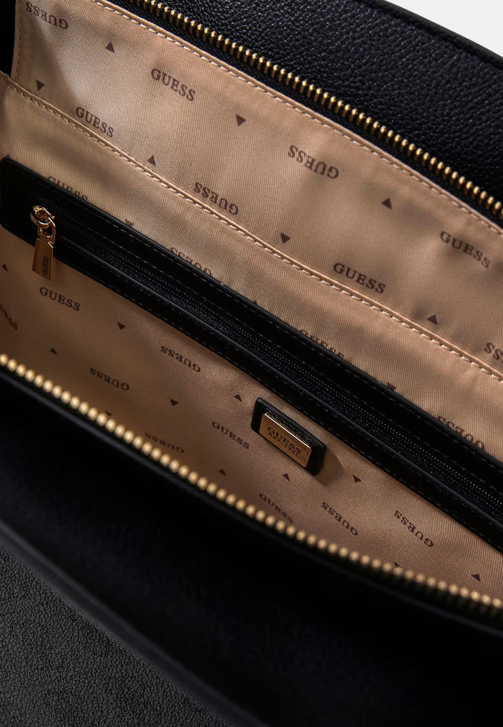 Mala Tote Guess Lindsey Logótipo Carvão
