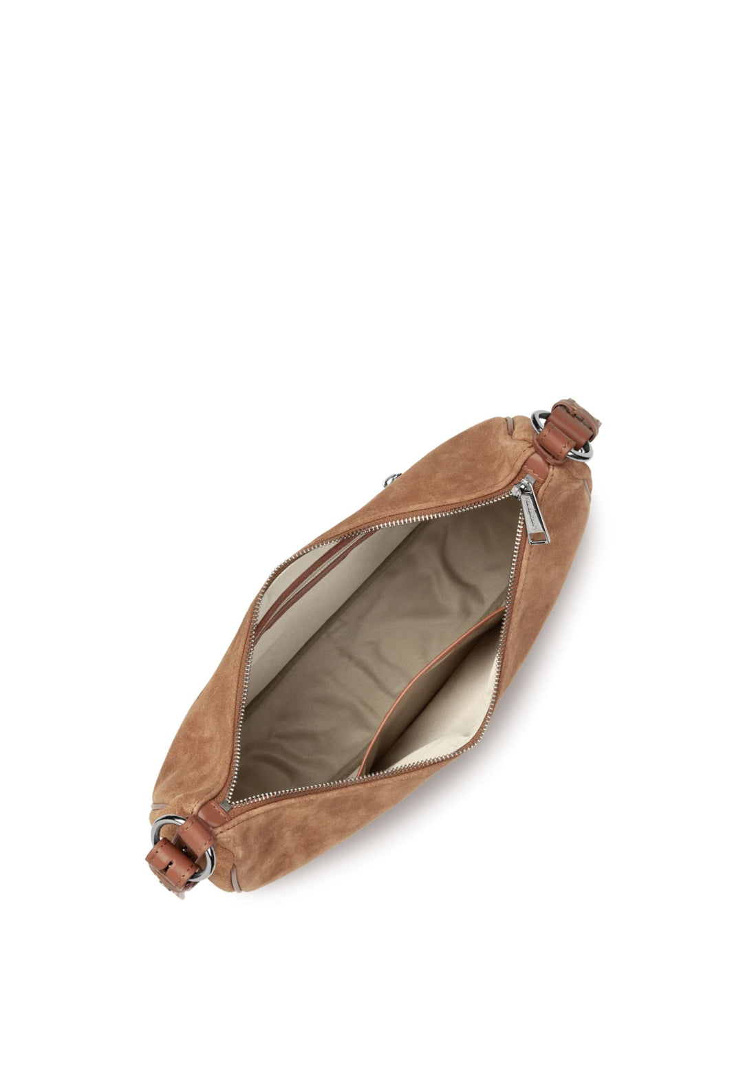 Lancaster Torba na ramię Zippé L Suède Camel