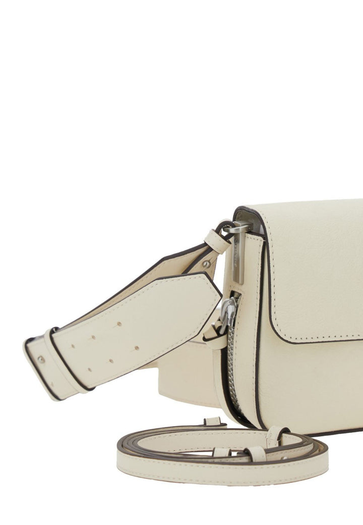 Pinko Sac Rabat Love One Slouchy Zip Mini Vite Blanc