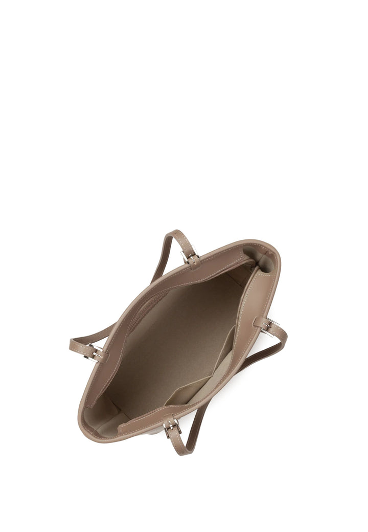Lancaster Sac cabas épaule Zippée M Smooth Praline