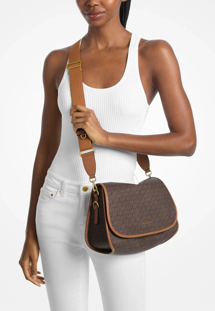 Michael Kors Holmes konvertibel skuldertaske Logo Signature