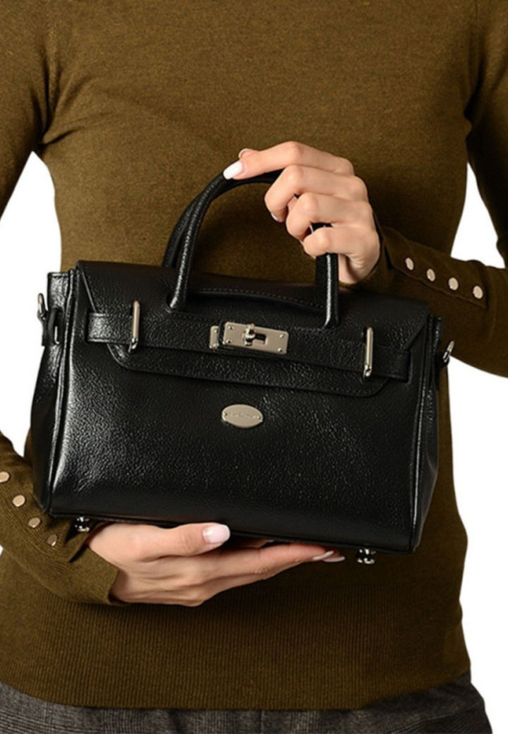 Mac Douglas Handtaschen MINI Pyla Buni Lieder Schwaarz