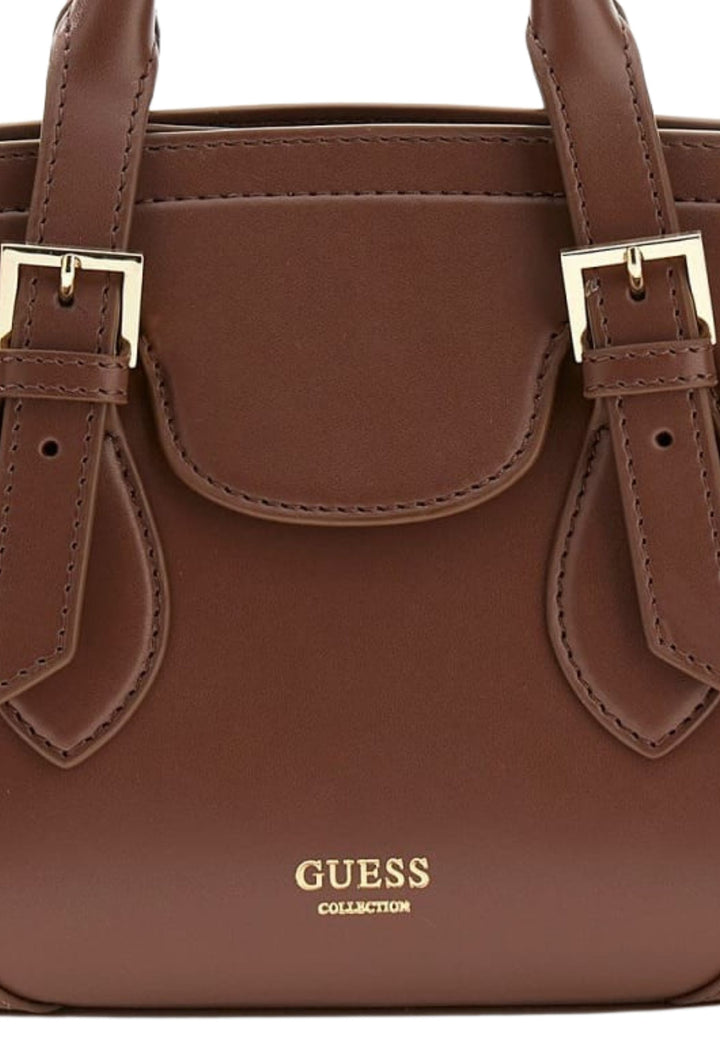 Guess Sac Bandoulière Diana Maxi Satchel Chocolate