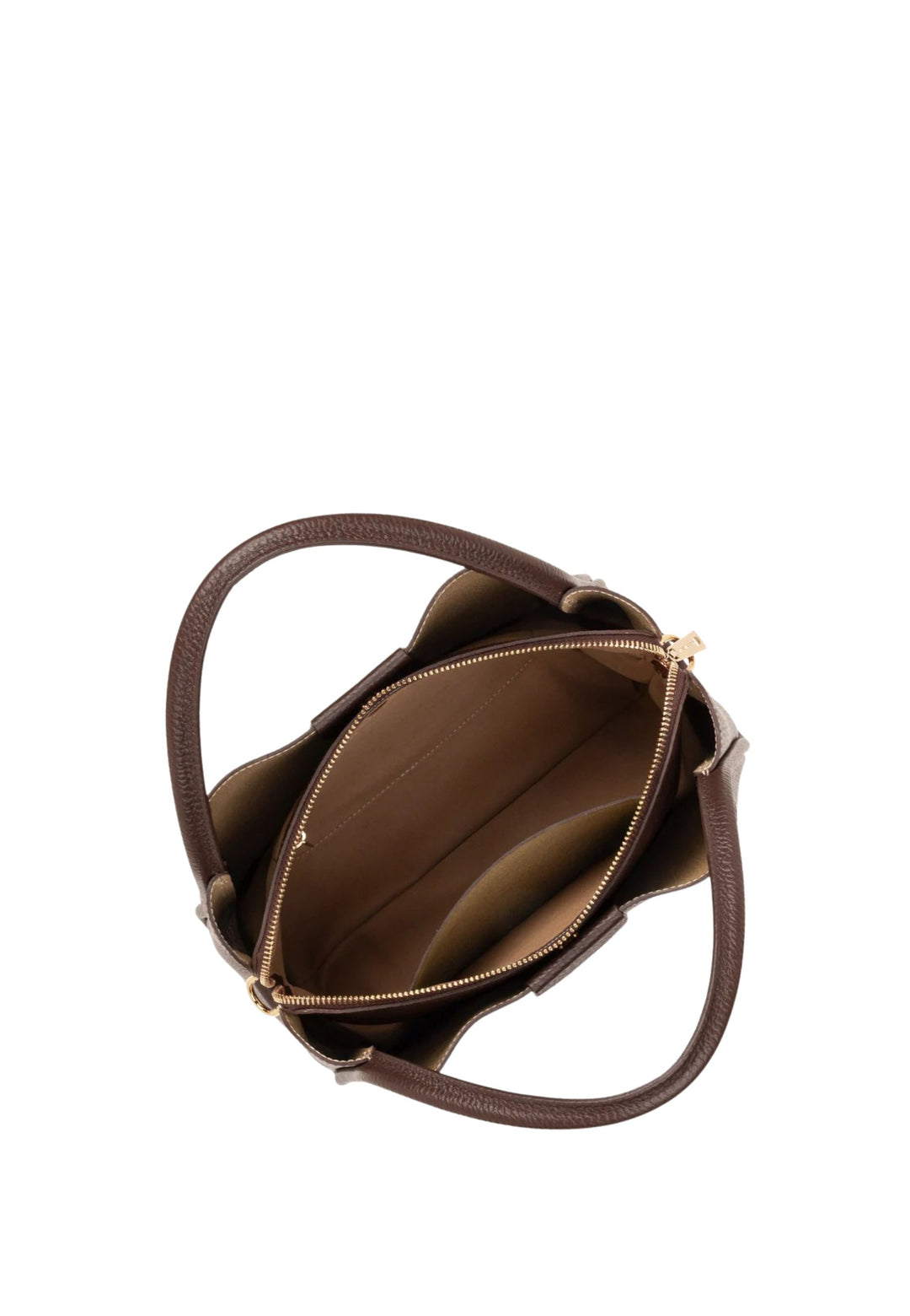 Lancaster Handtasche Aimantée M Ida Double Braun