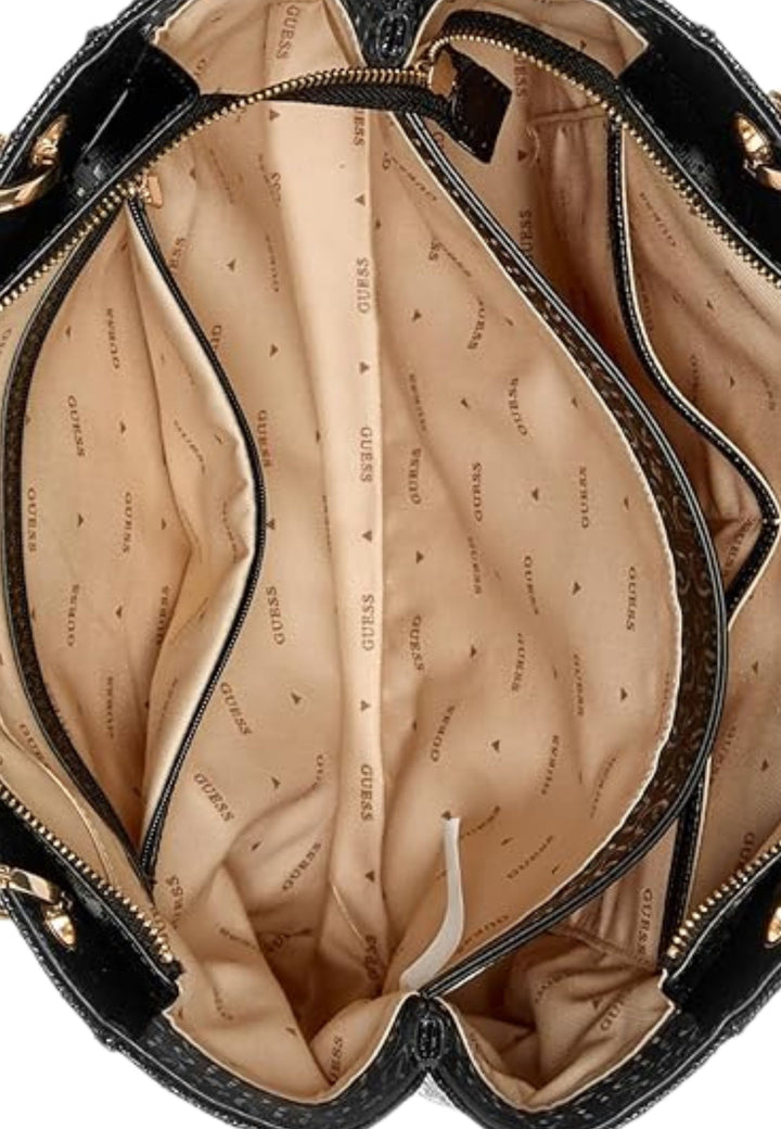Torba na ramię Guess Betula Satchel Black