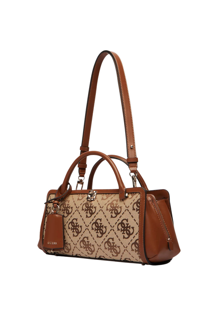 Guess Håndtaske Audrey Petit Monogramme Latte Logo